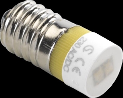LAMPE E10 / LED AMBRE